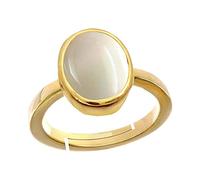 DENMOUS 7.25 Ratti 6.47 carati A+ qualità opale anello per donne e uomini S-B093LNQ1DN