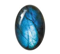 DENMOUS 7.25 Ratti 6.55 carati Labradorite naturale Palm Stone per rilassamento, meditazione e cristalloterapia-B0D2Y3DD-01