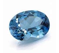 DENMOUS 9,00 ratti/topazio blu certificato naturale/pietra preziosa cubica blu con forma eccellente del taglio-B0C1KDDH-2541, Small, Gemma