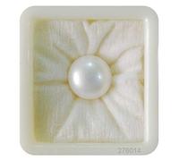DENMOUS AMZ4827 - Pietra naturale dei mari del sud (Moti) Rashi Ratna, 12,25 ratti, 11,27 carati, certificata in laboratorio, pietra preziosa sfusa, Small, Argento Sterling