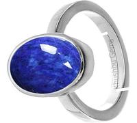 DENMOUS Anello placcato in argento con lapislazzuli blu naturale, 10,25 ratti, per donne e uomini, B0BLWFK6-DMS, piccolo, pietra preziosa
