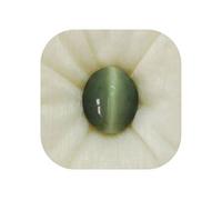 DENMOUS Certificato non riscaldato Untreatet 5.25 Ratti 4.55 carati A+ Qualità Naturale Occhi di Gatto Lehsunia Ketu Loose Gemstone Per Donne E Uomini S-B0CDP95K-DNM