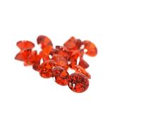 DENMOUS Ciao Fornitura Internazionale Di Aaa 1Mm A 7Mm Arancione (Rosso Fiamma) Rotondo Cubic Zirconia Loose Stone. Diamante Taglio Brillante. Diverse misure di lotto disponibili. Zircon-B0CQ2KGNDNM