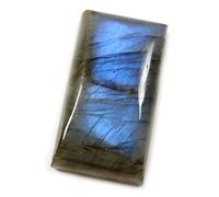 DENMOUS Labradorite blu lampeggiante naturale gemma ottagonale sciolto cabochon 36,55 ct Ju81-B07XP9DD-DNM