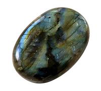 DENMOUS Labradorite ovale pietra preziosa naturale taglio cabochon 47,7 ct Ku20-B0831J44DN