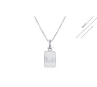 DENMOUS MPSA7306-1 - Ciondolo spirituale OM in argento sterling (92,5% purezza), con catenina ad ancora, 56 cm, per uomini e donne, in argento puro, medaglione divino OM per salute e ricchezza