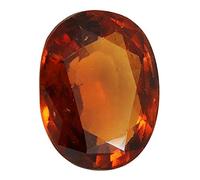 DENMOUS Naturale Gomed Hessonite 5.5 Ratti Certificato Energizzato Pietra preziosa sciolta per gli uomini-B08VDBZ1DN