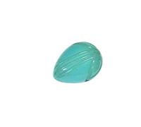 DENMOUS Onice blu cielo intagliato ovale gemma 6,4 ct dimensione anello per medaglione rettifica astrologica Dosha del pianeta Saturno nella 6, 8 o 12 ° casa dell'oroscopo B08B83V2-2541, Small, Gemma