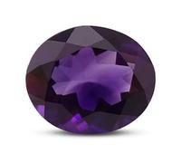 DENMOUS Pietra di ametista originale certificata 5,25 Ratti con certificato di laboratorio di eccellente qualità Katela/Kathela/Jamunia pietra naturale per uomini e donne-B0BR5S3Y-2541, piccola, gemma