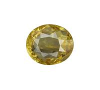 DENMOUS Pietra di zaffiro giallo da 4,25 ratti originale certificata Ceylon Pukhraj gemma non riscaldata non trattata di alta qualità AAA ++ | 1175|-B0C81SCS-M1