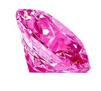 DENMOUS Pietra preziosa di zircone americano rosa rotonda certificata in laboratorio 9,25 Ratti Jarkan taglio sfaccettato gemma sciolta-AMZ527, Small, Argento Sterling