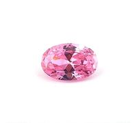 DENMOUS Pietra preziosa sciolta del taglio del diamante certificato naturale dello zircone rosa cubico per gli uomini e le donne S-B0BMYNQC-DNM