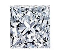 DENMOUS S KUMAR GEMS and Jewels 5,25 Ratti Certified Zircone (diamante americano) Pietra preziosa di forma quadrata per Unisex-AMZ97, Small, Argento Sterling