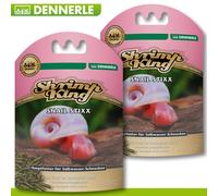 Dennerle 2x 45g Shrimp Kingsnail Stixx Mangime Principale Süßwasserschnecke Con