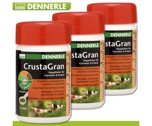 Dennerle 3 x 100 ML Crustagran Mangime Principale Gamberi Acquario Allevamento