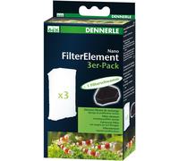 Dennerle cartuccia di ricambio per filtro angolare Nano (pacchetto da 3)