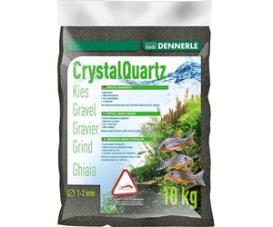 Dennerle Ghiaia Cristallo di Quarzo Nero Diamante - 10 kg