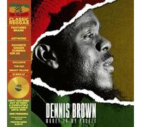 DENNIS BROWN - MONEY IN MY POCKET RED VINYL - Vinyl Record - E72z