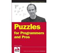 Dennis E. Shasha Puzzles for Programmers and Pros (Tascabile)