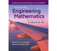 Dennis G. Zill Student Solutions Manual to Accompany Advanced Engine (Tascabile)