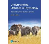 Dennis Howitt Duncan Cramer Understanding Statistics in Psychology (Tascabile)