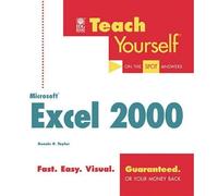 Dennis P. Taylor Teach Yourself Microsoft Excel 2000 (Tascabile)