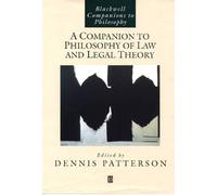 Dennis Patterson A Companion to Philosophy of Law and Legal Theory (Tascabile)