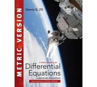 Dennis Zill A First Course in Differential Equations with Modeling A (Tascabile)