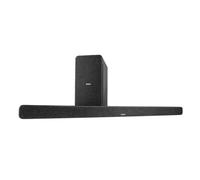 Denon DHT-S517 Soundbar TV con subwoofer audio surround 3D, Dolby Atmos, subwoofer wireless, HDMI eARC, streaming musicale wireless tramite Bluetooth, configurazione rapida, montaggio