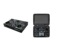 Denon DJ PRIME GO - Console DJ Smart, Set da DJ portatile con 2 deck, streaming Wi-Fi & UDG Gear U8312BL Creator Denon DJ Prime Go/Akai Live II - Custodia rigida, colore: Nero