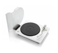 DENON DP 400 WHITE GIRADISCHI CON BRACCIO CURVO GARANZIA UFFICIALE