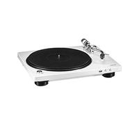 Denon Giradischi analogico semiautomatico DP-450USB, uscita USB per registrazione, sensore automatico velocità, braccio curvo appositamente progettato, velocità 33 1/3, 45, 78 giri/min (Vintage