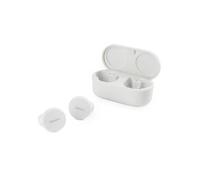 DENON PerL - Auricolari True Wireless, profilo audio personalizzato, cancellazione del rumore, resistenti all'acqua, con microfoni integrati e batteria a lunga durata, colore: bianco