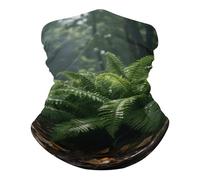 Densely Growing Green Plants Ghetta da Collo Sportiva Passamontagna Multiuso Sciarpa al Collo per Estivo Donna Antipolvere Headwrap