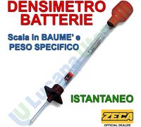 Densimetro in Vetro ZECA per il Controllo Densità degli Elettroliti Batterie 920