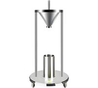 Densimetro, tester di densità in acciaio inossidabile per polveri con apertura a imbuto da 12,7 mm, cono a imbuto a 60°, volumetro per polveri metalliche e non metalliche