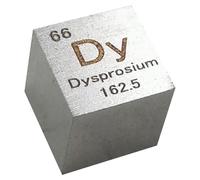 densità del cubo, Cubi di elementi da 10 mm - Collezione della tavola periodica degli elementi - Metalli delle terre rare(Dysprosium Dy)