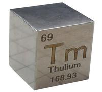 densità del cubo, Cubi di elementi da 10 mm - Collezione della tavola periodica degli elementi - Metalli delle terre rare(Thulium Tm)