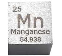 densità del cubo, Cubi di elementi da 10 mm - Collezione della tavola periodica degli elementi - Metalli delle terre rare(Manganese Mn)