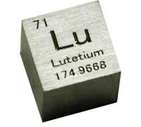 densità del cubo, Cubi di elementi da 10 mm - Collezione della tavola periodica degli elementi - Metalli delle terre rare(Lutetium Lu)