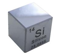 densità del cubo, Cubi di elementi da 10 mm - Collezione della tavola periodica degli elementi - Metalli delle terre rare(Silicon Si)