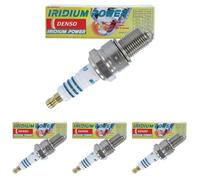DENSO Candela accensione IW27 1 Elettrodo di massa Apertura chiave: 20.6 mm Lunghezza filettatura: 19mm (Confezione da 4)