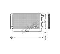 DENSO DCN09144 Condensatore climatizzatore