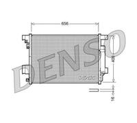 Denso Condensatore Pe 4007 / Ci C-Crosser / Mi Outlander Dcn21001