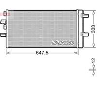 DENSO Condensatore Climatizzatore Con Asciugatore Per MINI Mini Countryman One