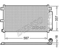 DENSO Condensatore, Climatizzatore DCN44001