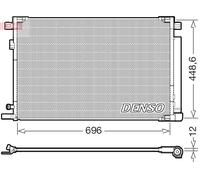 DENSO Condensatore Climatizzatore Klimacondensatore Per Toyota RAV 4 V 2.0 Camry