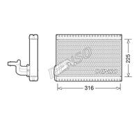 DENSO Condensatore Climatizzatore Per Citroën Berlingo Peugeot Partner Kasten