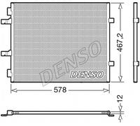 DENSO Condensatore Climatizzatore per Renault Trafic II Bus Jl Opel Vivaro Box