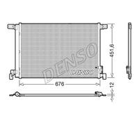 DENSO Condensatore Climatizzatore Radiatore Con Essiccatore Per Audi Q7 4M
